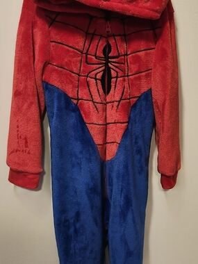 Spider-Themed Kids Costume Onesie